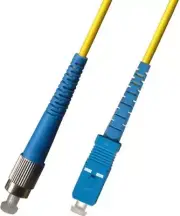 RiteAV 150M (492ft) OS2 FC to SC Fiber Optic Cable Simplex Singlemode