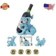 Whimsical Octopus Wine Holder - Unique Nautical Centerpiece for Home Bars