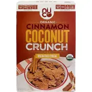 Nuco Organic Cinnamon Coconut Crunch Grain-Free Cereal Box 10.58 Oz