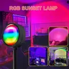 RGB Sunset Atmospheres Lamp 360° Adjustable Sunset Projection Light USB Ro 2