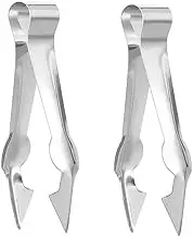 Pineapple Eye Remover Tool - Stainless Steel Pineapple Peeler Tool - Multifunctional Fruit & Pineapple Seed Remover - Pineapple Knife Cutter for Seed Removal, 2 Pcs (Silver, One Size)