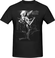 Mitskis Music Miyawaki Shirt Men's Crew Neck Short Sleeve Tops Fashion Trend Tee Deep Heather 1 L