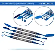 Dental Implant PRF Set of 4 Instruments Kit Surgical Surgery Compactor Carrier