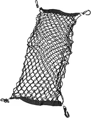 DRESSOOS SUV Cargo Net for Car Storage Breathable Mesh Trunk Organizer Hooks for Easy Installation Versatile Vehicle Storage Capacity for Umbrellas Miscellaneous Items
