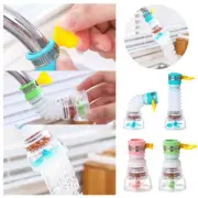 Faucet Nozzle Water Filter Splash-proof Booster 360° Adjustable Kitchen Tap