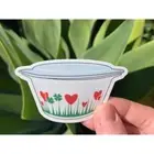Lucky in Love Vintage Pyrex Sticker
