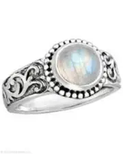 SILPADA R2933 SZ 7 CELESTIAL MOONSTONE 925 STERLING SILVER