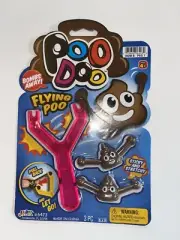 Ja-Ru Poo Doo - Flying Poo Slingshot Toy PINK NEW Novelty