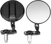 Motorbike Mirrors for Suzuki K1 for GSX-R1000 for GSX-R600 for GSX-R750 SV650 Motorcycle Mirror Handlebar End Mirrors Motorcycle Bar End Mirrors(Mirror)