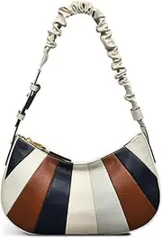 [RADLEY] London Wilton Crescent Small Ziptop Shoulder Handbag for Women, in Patchwork Grained Leather