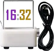 Hologram Clock, WiFi Holographic Cube, Cube with Holographic Display, Desktop Clock with WiFi Hologram Cube - Hologram Screen, Holographic Display, GIF Animation and Album