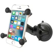 RAM Mount RAM-B-166-UN7U Twist Lock Suction Cup with Universal X-Grip Cell Phon