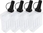 GARIOUANS 4pcs Reusable Transparent Beads Storage Containers with Caps Sturdy Plastic Bottles for Beads Travel Friendly Design Easy to Use with Capacity for Enhanced Playtime