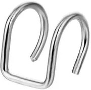 [MURUI] EH Gold Star Leaves Non-Piercing Ear Clip Earrings for Women Men Simple Fake Cartilage Ear Cuff Jewelry Clip yc623 (Metal Color : 10)