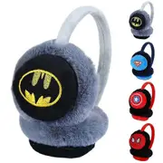 Kids Superhero Fluffy Headband Earmuffs Winter Ear Warmers Pads Earflaps A