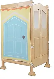 Cosymple Little Ladder Loft Toddler Kitchen Stool Learning Tower Toddler Stool for Kitchen Counter Kids Kitchen Step Stool Learning Tower