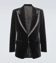 [Tom Ford] Tom Ford Atticus velvet suit jacket AU 96 black