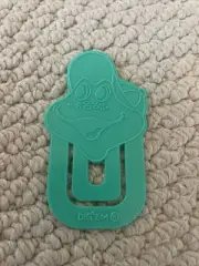 Vintage 1980s Kellogg’s Honey Smacks Dig ‘Em Frog Paper Clip Cereal Box Toy