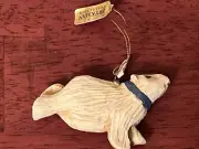 1994 David Frykman Christmas Polar Bear Decorative Ornament