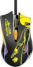 Wired Gaming Ergonomic 8 Programmable Buttons 800/1200/1600/2400/4800/6400DPI/ Light/Plug& Play Low Low