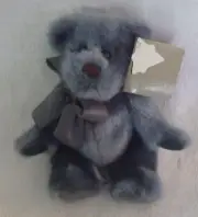 Dakin Baby Bear Jessica Plush Stuffed Animal Poseable Dark Green 8" Tall NWT