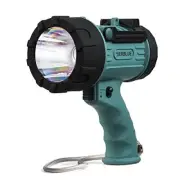Rechargeable Spotlight with 200,000 LM LED, IP67 Waterproof Handheld Green