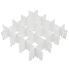 Drawer Dividers, Adjustable Drawer Organizer for Socks, Underwear, 8Pcs White