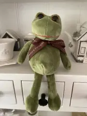 Haighs Chocolates Frog Plush Green Soft Stuffed Animal