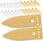 LIGIGWASH Pure Zinc Anode Sheets 24pcs Copper Zinc Electrode Sheets for Pool Saltwater School Lab Home Education Science Project Materials
