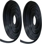CLISPEED 2Pcs Invisible Vehicle Door Sealing Strips Auto Shock Scratch Resistant Bumper Strip Each Car Door Protector for Enhanced Vehicle Protection
