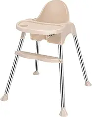 Multifunctional High Chair with Removable Tray Adjustable Dining Chair Home Feeding Footstool for Dining Room and Kitchen