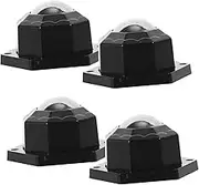 4Pcs Mini Swivel Caster Wheels Adhesive Design for Easy Installation Rotation for Small Appliances Silent Movement and Construction