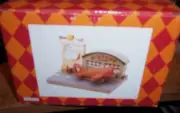 NEW IN BOX J.C. PENNEY Polystone Old Airport Design Faux Clock