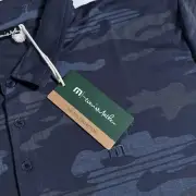 Travis Mathew Eco Collection Men's 3XL Blue Nights Beachside Stealth Golf Polo