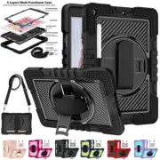 Rugged Stand Hard Case Shockproof Cover Strap For iPad 7/8/9/10/11th 6/5th Air 5