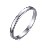 Tungsten Carbide white gold Wedding Ring for women