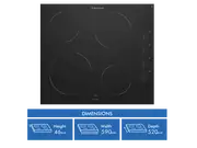 Westinghouse 60cm Ceramic Cooktop - Knob - 9 total levels