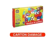 Crown Snakes & Ladders Board Family Traditional Fun Game Child Kids 5y+ Toy Set