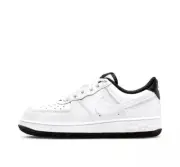 Nike Air Force 1 ESS White Black Shoes DV1332-100 Youth Sizes 1Y