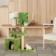Cat Tree Scratching Post Scratcher Tower Condo House Furniture Wood Bed Room
