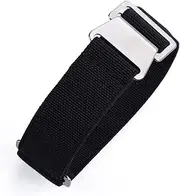 [BHUTMPJK] 60s French Troop Parachute Bag Strap Fit For Nato Strap 22mm Elastic Nylon Bracelet Accessories Watch Band Replace 20mm Watch Straps