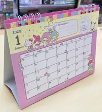在飛比找樂天市場購物網優惠-大賀屋 日本製 KT 雙子星 大耳狗 年曆 2020 月曆 