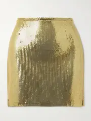 [RABANNE] RABANNE - Chainmail Mini Skirt - Gold - FR 36 FR 36 Gold