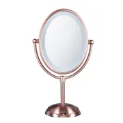 Conair LED Lighted Mirror - Brushed Rose Gold