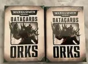 2X Warhammer 40K Datacards Orks Games Workshop (2014) OOP - New 2X