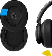 Geekria Sport Cooling-Gel Replacement Ear Pads for Anker Soundcore Life Q30, Life Q35 Headphones Ear Cushions, Repair Parts (Black)