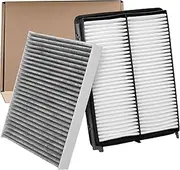 Engine & Cabin Air Filter Replacement Kit Compatible with Kia Sorento 2020 2019 2018 2017 2016– Fits OEM 97134-C6900, C6C79-AC000, CF12161, WP10370, 28113-A9100