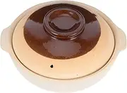 DONFAMDS Takeaway Casserole Dish Traditional Cooking Pot Set with Lid Stovetop Cookware for Rice Soups Porridge