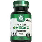 Therapeia Australia Omega 3 (Marine Algae Oil EPA & DHA) 60 vegan soft-gel caps