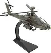 Helicopter Model, 1:32 Scale Apache Helicopter Model Airplane Exquisite Durable Military Attack Helicopter with Sound and Light, for Military Lovers to Collect and Gift